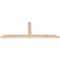 Ekena Millwork Portland Smooth Timber Gable Bracket, Douglas Fir, 60"W x 22"H x 1 1/2"D x 3 1/2"F, 9/12 Pitch GBW060X22X0204POR00SDF - alternate 4